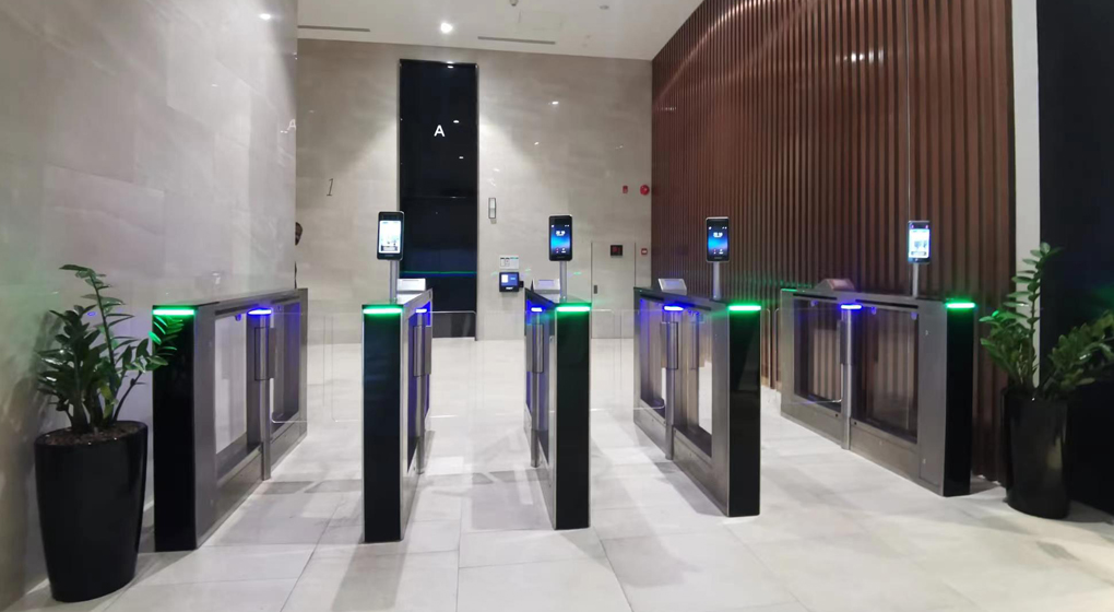 写字楼速通门打造上下班高效通行与商务形象的双重奏